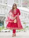 Force By Aanchi Vichitra Silk Anarkali Kurti With Bottom Dupatta Wholesale Online
